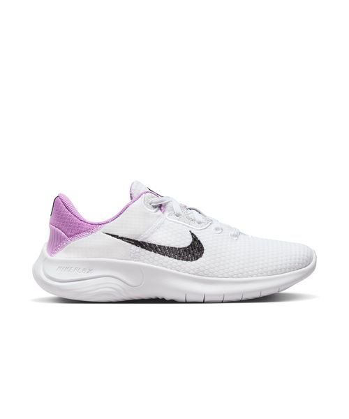 NIKE(ナイキ)/ナイキ ウィメンズ フレックス エクスペリエンス ラン 11 NN/WHITE/BLACK-RUSHFUCHSIA