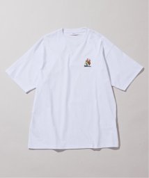 B.C STOCK(ベーセーストック)/《追加》RUNNING MOJYA刺繍半袖Tシャツ/ホワイト