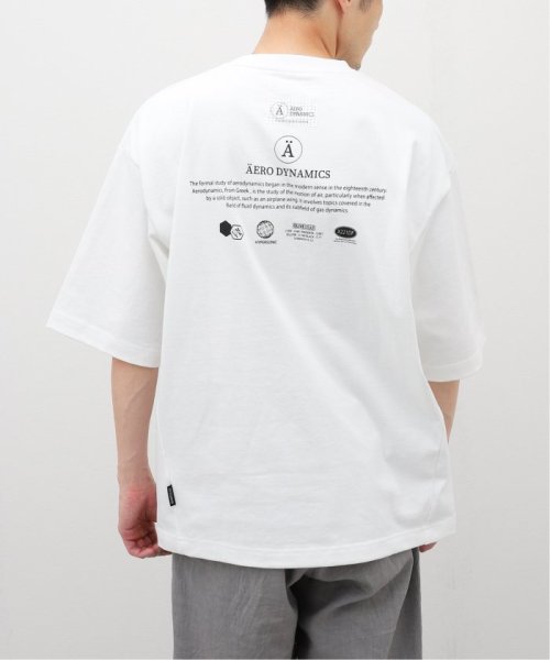 B.C STOCK(ベーセーストック)/《追加》PAPERTAG オーバーサイズロゴ半袖Tシャツ/ホワイト
