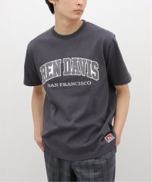 B.C STOCK(ベーセーストック)/【BEN DAVIS / ベンデイビス】別注 カレッジロゴ半袖Tシャツ/グレー