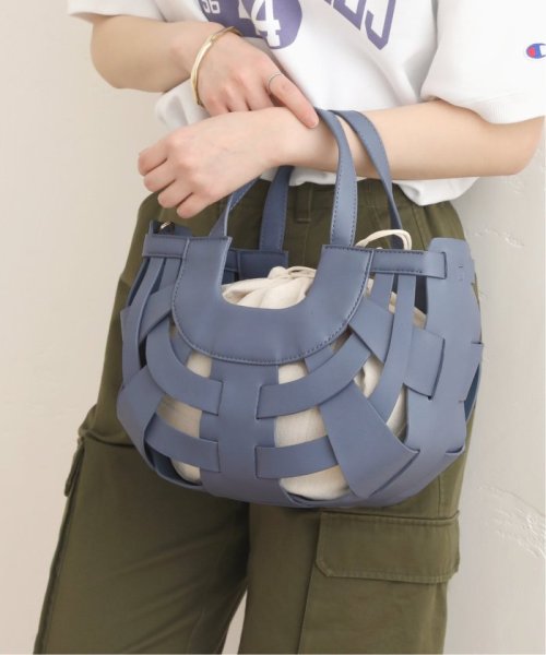 B.C STOCK(ベーセーストック)/【MIAN/ミアン】別注メッシュ2WAY BAG/ブルー