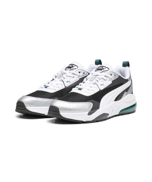 PUMA(PUMA)/ユニセックス VIS2K 2000S スニーカー/PUMABLACK-PUMAWHITE-PUMASILVER