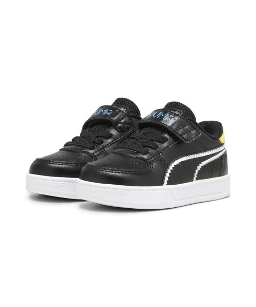 PUMA(プーマ)/ベビー プーマ ケーブン 2.0 レッツ プレイ スニーカー 12－16cm/PUMABLACK-PUMAWHITE-LEMONMERINGUE-REGALBLUE