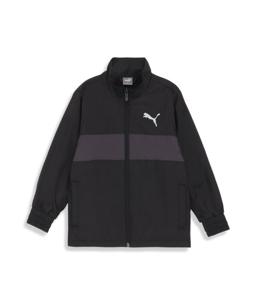 PUMA(プーマ)/キッズ ボーイズ ACTIVE SPORTS ウーブン トリコット ジャケット 120－160cm/PUMABLACK