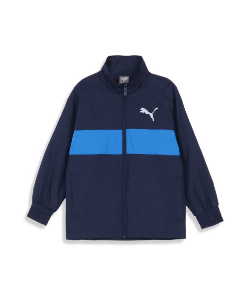 PUMA(プーマ)/キッズ ボーイズ ACTIVE SPORTS ウーブン トリコット ジャケット 120－160cm/PUMANAVY