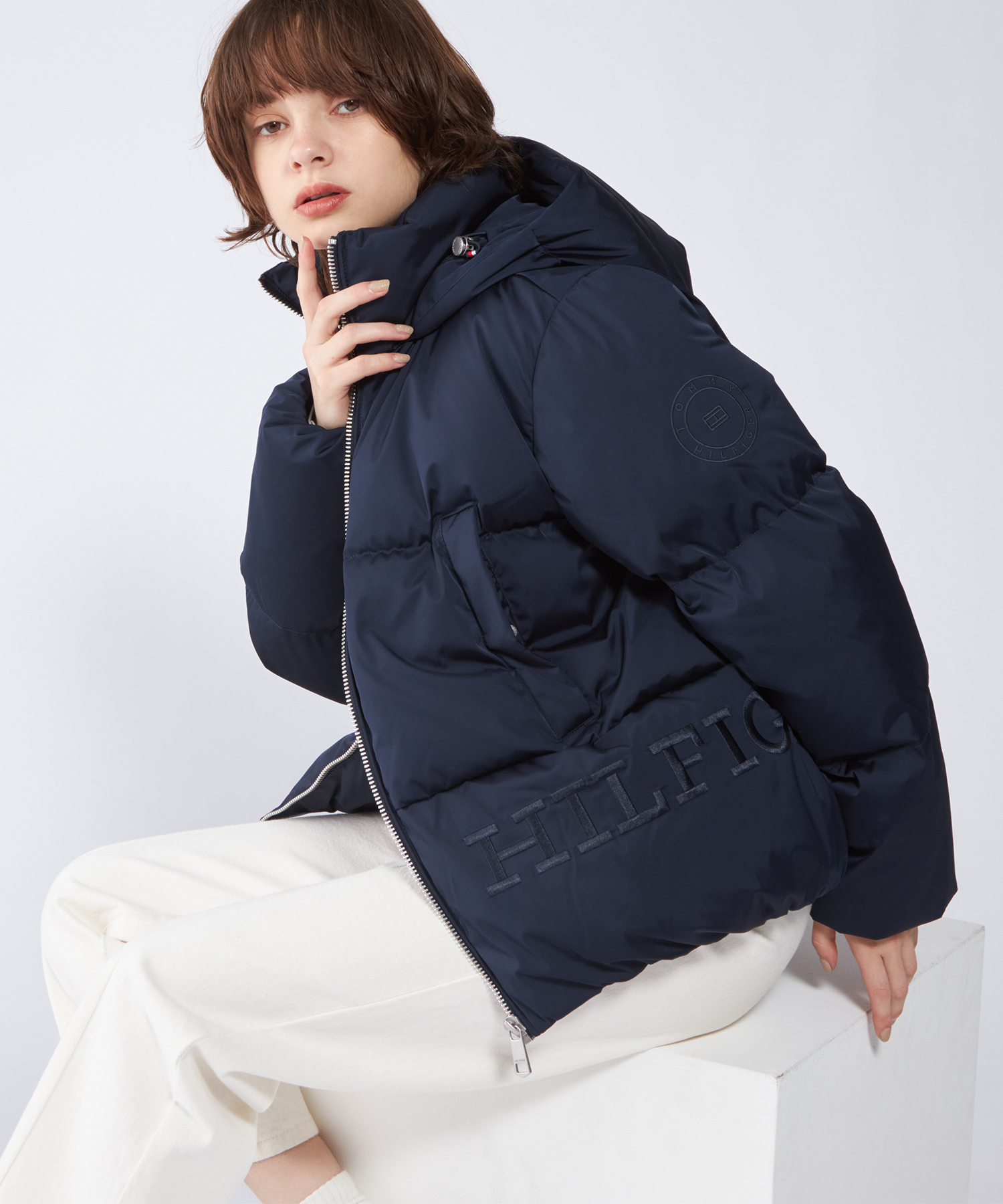 高い素材 トミー ヒルフィガー レディース ジャケット＆ブルゾン アウター Womens Faux-Fur-Trim Hooded Puf コート・ ジャケット