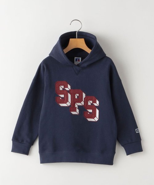 SHIPS KIDS(シップスキッズ)/【SHIPS KIDS別注】RUSSELL ATHLETIC:100～130cm / パーカー/ネイビー