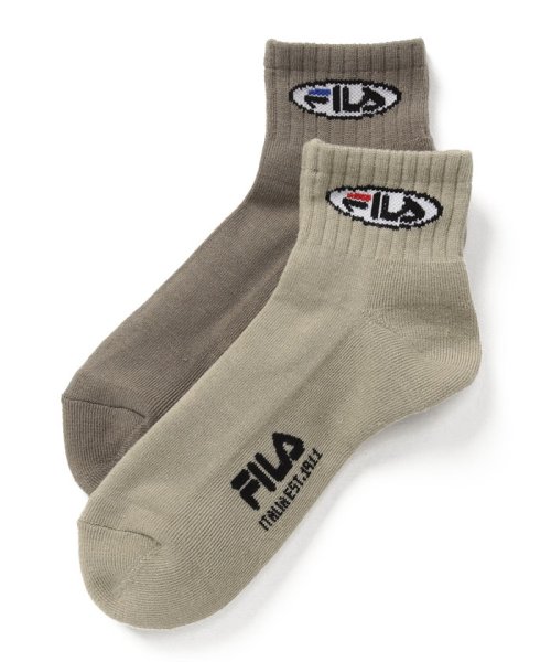 FILA socks Mens(フィラ　ソックス　メンズ)/リブショートソックス 2 足組 メンズ/その他1