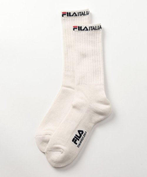 FILA socks Mens(フィラ　ソックス　メンズ)/足底パイル リブソックス 2足組 メンズ/その他1