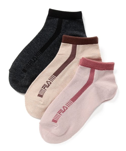 FILA socks Ladies(フィラ　ソックス　レディース)/ライン ショートソックス レディース/その他1