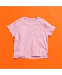 BREEZE(ブリーズ)/WEB限定  ボーダー&無地半袖Tシャツ/ピンク