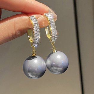 miniministore/大ぶりピアス 大粒フェイクパール ピアス/505602870