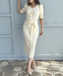 JULIA BOUTIQUE/ボタンデザインタイトロングニットワンピース/23519/505618300