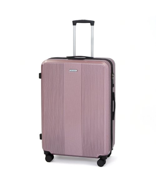 World Traveler(ワールドトラベラー)/エース スーツケース Lサイズ 85L 大型 大容量 ストッパー ワールドトラベラー World Traveler 06953 キャリーケース キャリーバッグ/ピンク