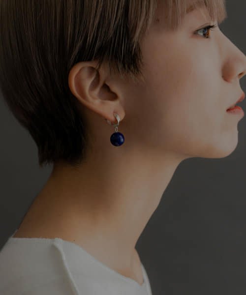SMELLY(スメリー)/SMELLY so’　lapis lazuli  earring/SLV