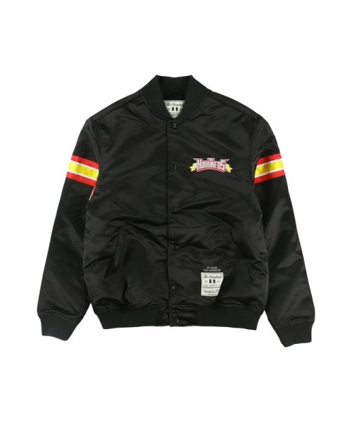 Mitchell & Ness(ミッチェルアンドネス)/ハンドレッツ サテンジャケット BRANDED THE HUNDREDS SATIN JACKET/BLACK