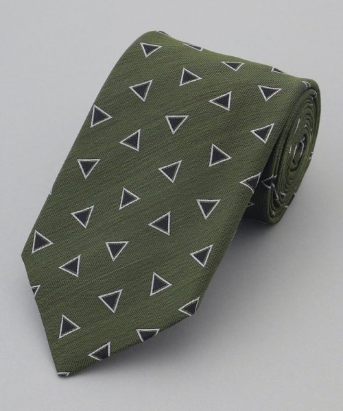 【日本製】西陣ネクタイ_小紋柄 枷染め