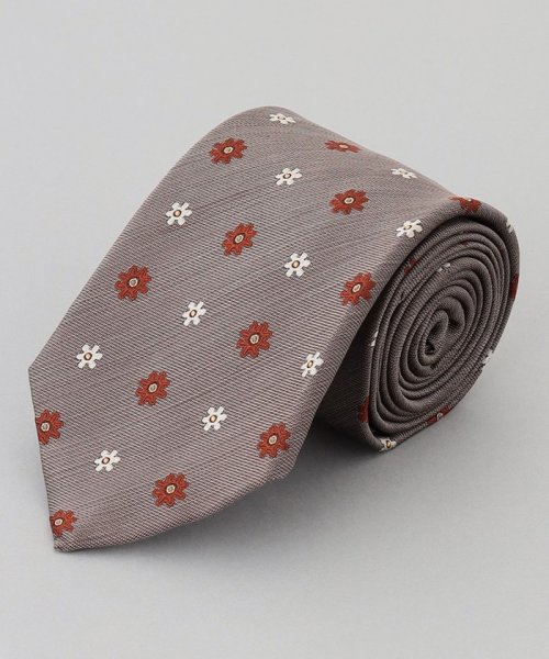 【日本製】西陣ネクタイ_小紋柄 枷染め