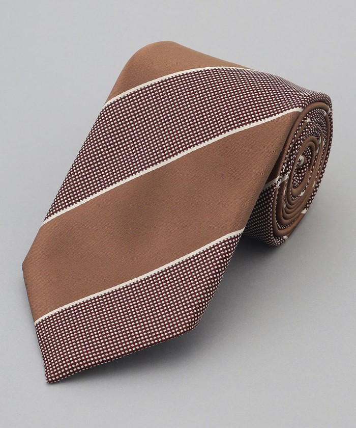 日本製】西陣ネクタイ_レジメンタルストライプ柄(505622613)｜HANKYU