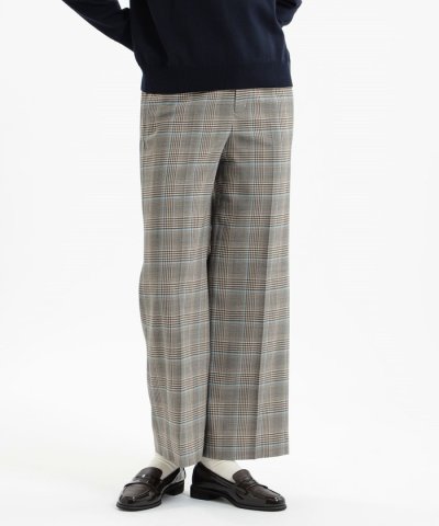 ウォッシャブルウールワイドパンツ