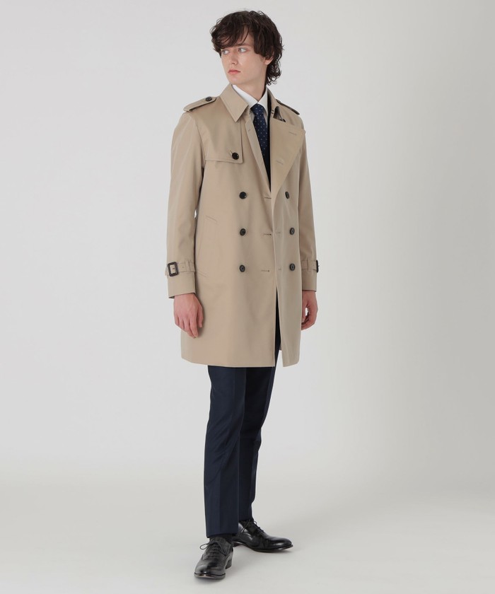 ギャバジンダブルトレンチコート(505461377)|HANKYU MEN'S ギャバジンダブルトレンチコート(505461377)|HANKYU MEN'S