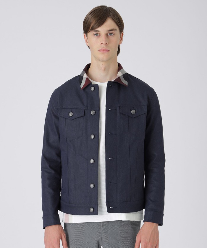 美品 (L)ブラックレーベルクレストブリッジ MIYUKIKEORI×BLACK