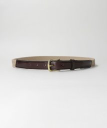 green label relaxing(グリーンレーベルリラクシング)/【別注】＜TORY LEATHER＞1カラー ウェビング ベルト/DKBROWN