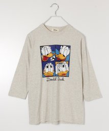 DISNEY(DISNEY)/【DISNEY/ディズニー】天竺7分袖 プリント Tシャツ/オートミール