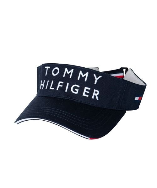 TOMMY HILFIGER GOLF(トミーヒルフィガーゴルフ)/トミー ヒルフィガー ゴルフ バイザー レディース/ネイビー