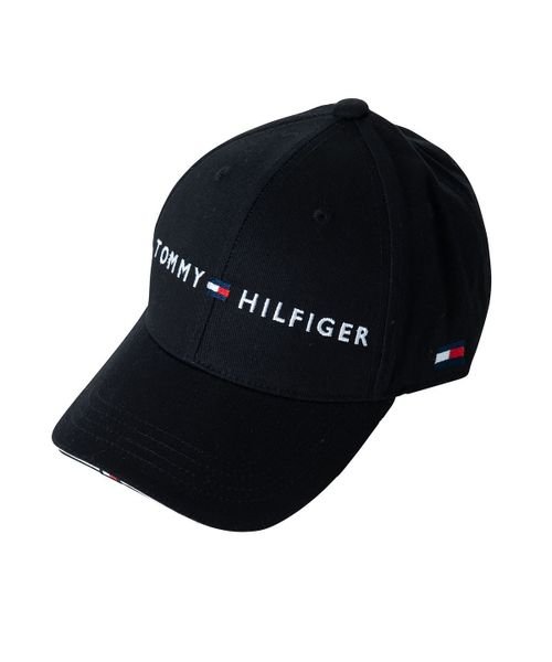 TOMMY HILFIGER GOLF(トミーヒルフィガーゴルフ)/トミー ヒルフィガー ゴルフ TH ロゴ キャップ/ブラック