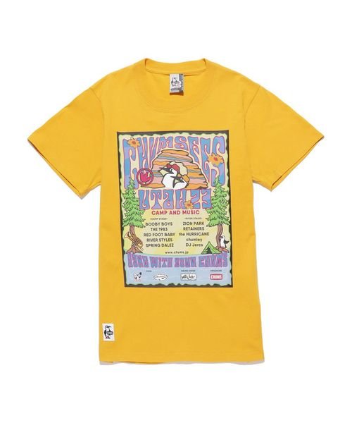 CHUMS(チャムス)/CHUMS FES T－SHIRT (チャムス フェス Tシャツ)/GOLDENYELLOW