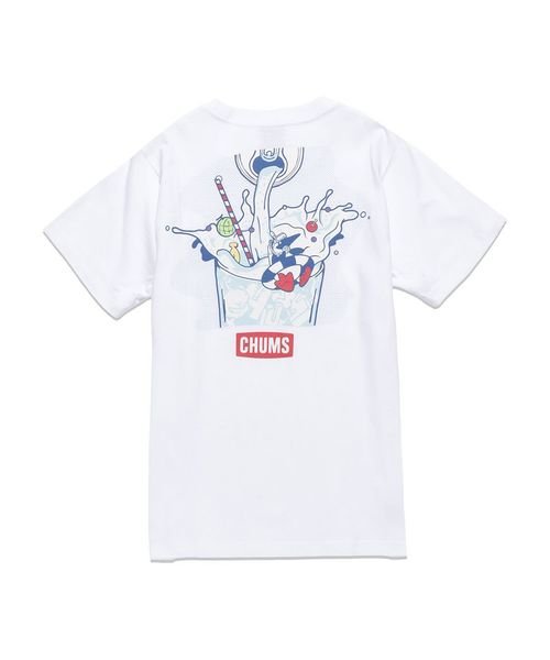 CHUMS(チャムス)/CHUMS SODA T－SHIRT (チャムス ソーダ Tシャツ)/WHITE