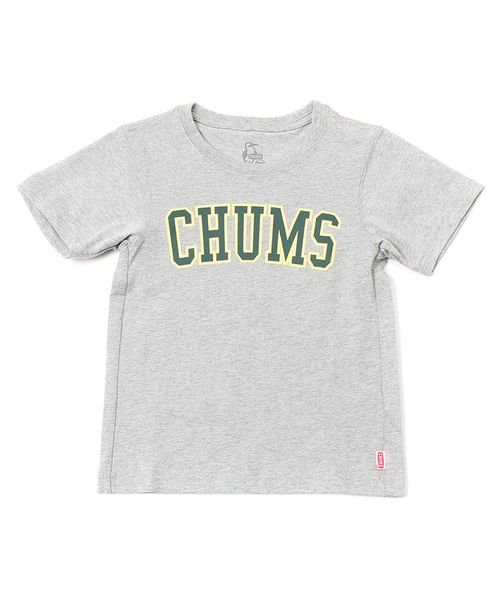 CHUMS(チャムス)/KIDS CHUMS COLLEGE T－SHIRT (キッズ チャムス カレッジ Tシャツ)/H/GRAY
