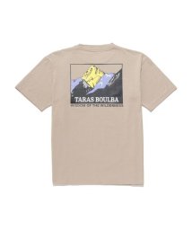 TARAS BOULBA/コットンナイロンプリントポケットTシャツ マウンテン/505621374