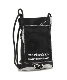 Marimekko/マリメッコ ショルダーバッグ ファニー ロゴ ブラック レディース MARIMEKKO 092211 992/505622347