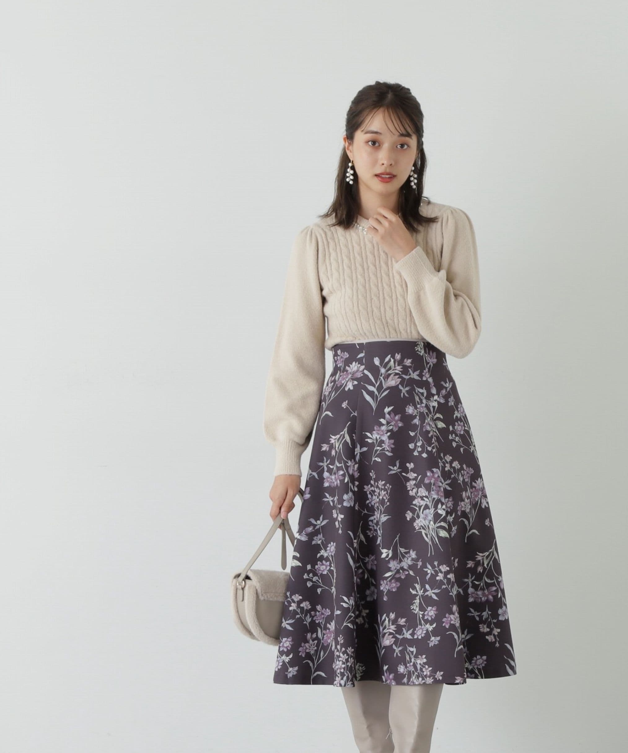 セール】フラワーフレアスカート(505622856) | プロポーション ボディ  