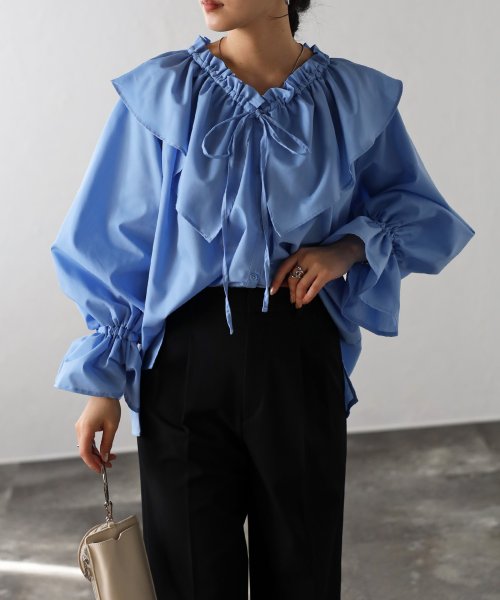 ラッフルカラーブラウス 人気・おすすめ｜使いやすい・旅行におすすめ 品質保証 全国発送 正規品・日本国内発送・安心保証付き