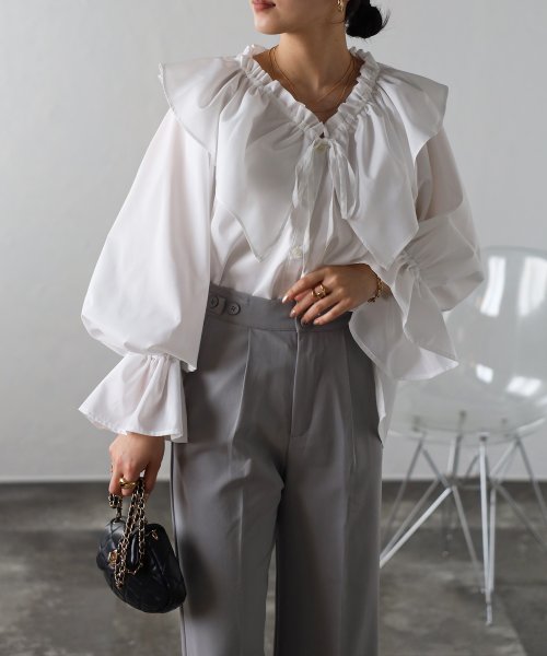 ラッフルカラーブラウス 人気・おすすめ｜使いやすい・旅行におすすめ 品質保証 全国発送 正規品・日本国内発送・安心保証付き