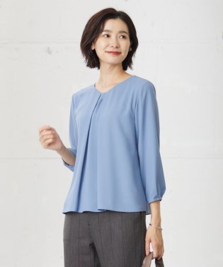 J.PRESS LADIES/ストレッチジョーゼット Vネック カットソー/505623782