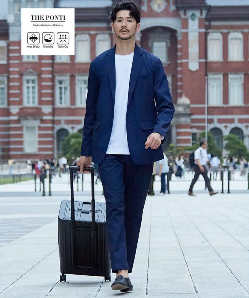 【上下2点セット/セットアップ対応】ポンチセットアップ/スーツ W76 モデル：H180 B93 H94