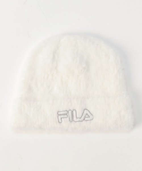 FILA（Hat）(フィラ（ボウシ）)/FLD Feather Knit Watch/ホワイト