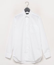 D'URBAN/ブロードホワイトドレスシャツ(スナップダウン)/505495745