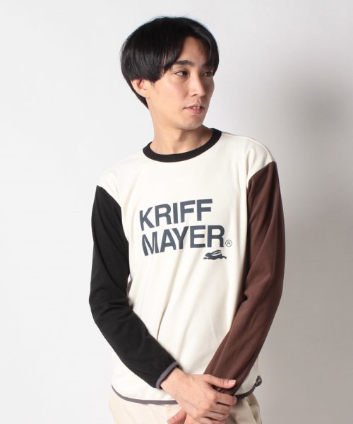 KRIFF MAYER(クリフ メイヤー)/もちのびパイピングロンT/MULTI-COL