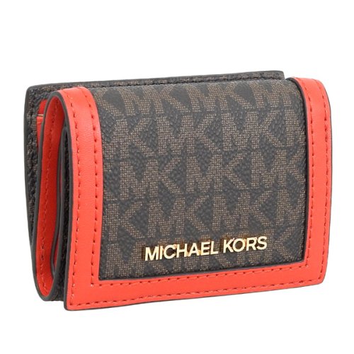 MICHAEL KORS(マイケルコース)/MICHAEL KORS マイケルコース JET SET TRAVEL 三つ折り 財布 EXTRA SMALL レザー/ブラウン