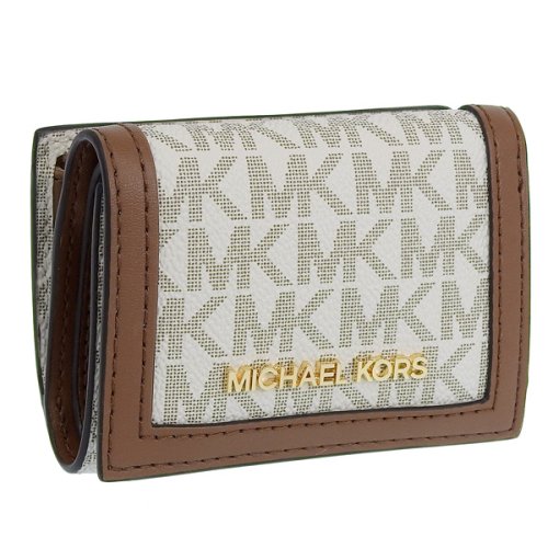 MICHAEL KORS(マイケルコース)/MICHAEL KORS マイケルコース JET SET TRAVEL 三つ折り 財布 EXTRA SMALL レザー/ホワイト