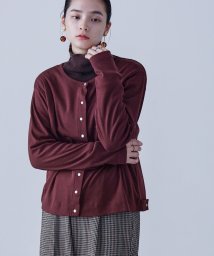 Fashion Letter/Fashion Letter ファッションレター 大きいサイズ フェイクパールボタン クルーネック カーディガン M L LL 3L 4L 5L 羽織り トップ/505623977