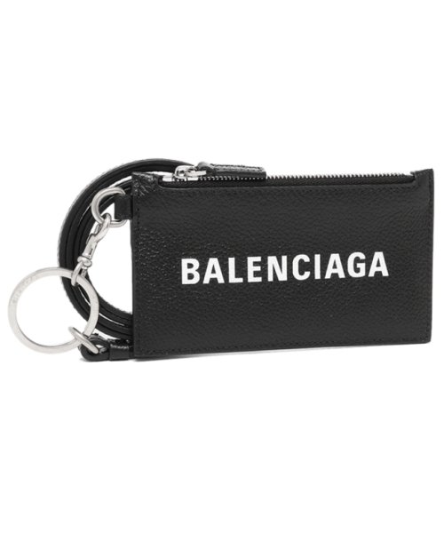 BALENCIAGA(バレンシアガ)/バレンシアガ フラグメントケース キャッシュ コインケース ネックストラップ ブラック ユニセックス BALENCIAGA 5945481 IZI3 1090/その他