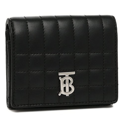 バーバリー 三つ折り財布 ローラ コンパクト財布 ブラック レディース BURBERRY 8064823 A1189 BURBERRY バーバリー 三つ折り財布 ローラ コンパクト財布 ブラック レディース