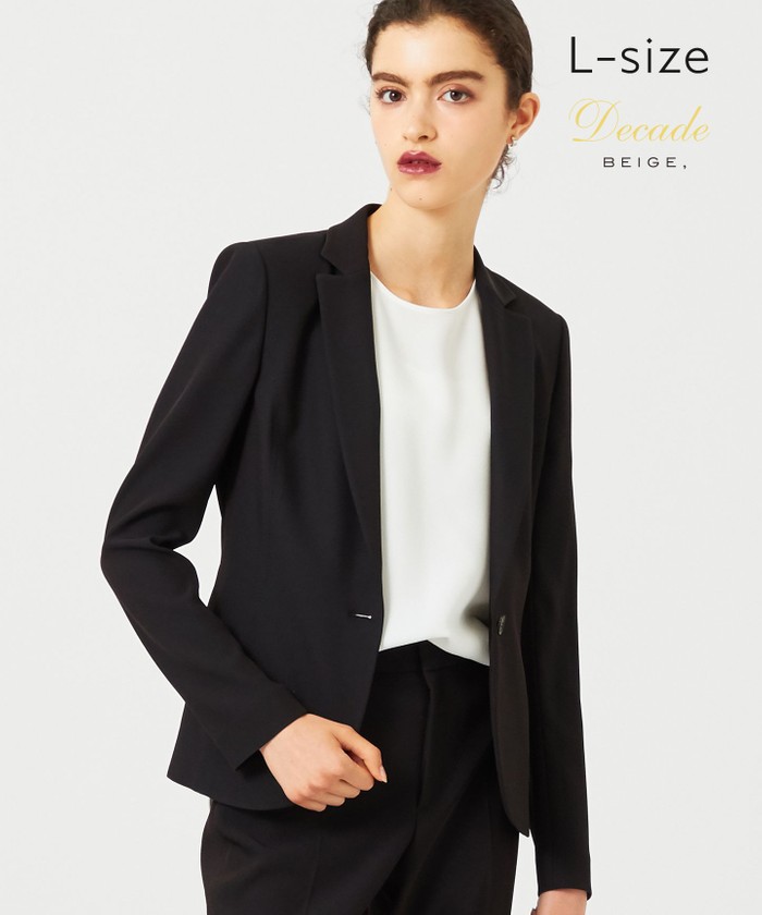 BEIGE 【L−size】LUIZA / テーラードジャケット BLACK 8 BEIGE 【L−size】LUIZA / テーラードジャケット BLACK 8
