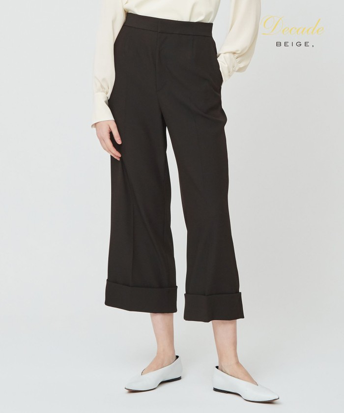 BEIGE LUIZA / ワイドパンツ BLACK 2 BEIGE LUIZA / ワイドパンツ BLACK 2